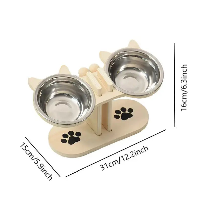 Multi-Layer Elevated Cat Feeder with Pet Food and Water Bowls, Includes 3 Stands, Easy-To-Assemble and Portable Design, Ideal for Multiple Cats Tiktokshopspringglowup Summervibes Petlovers